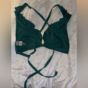 Green bikini top Shade & Shore